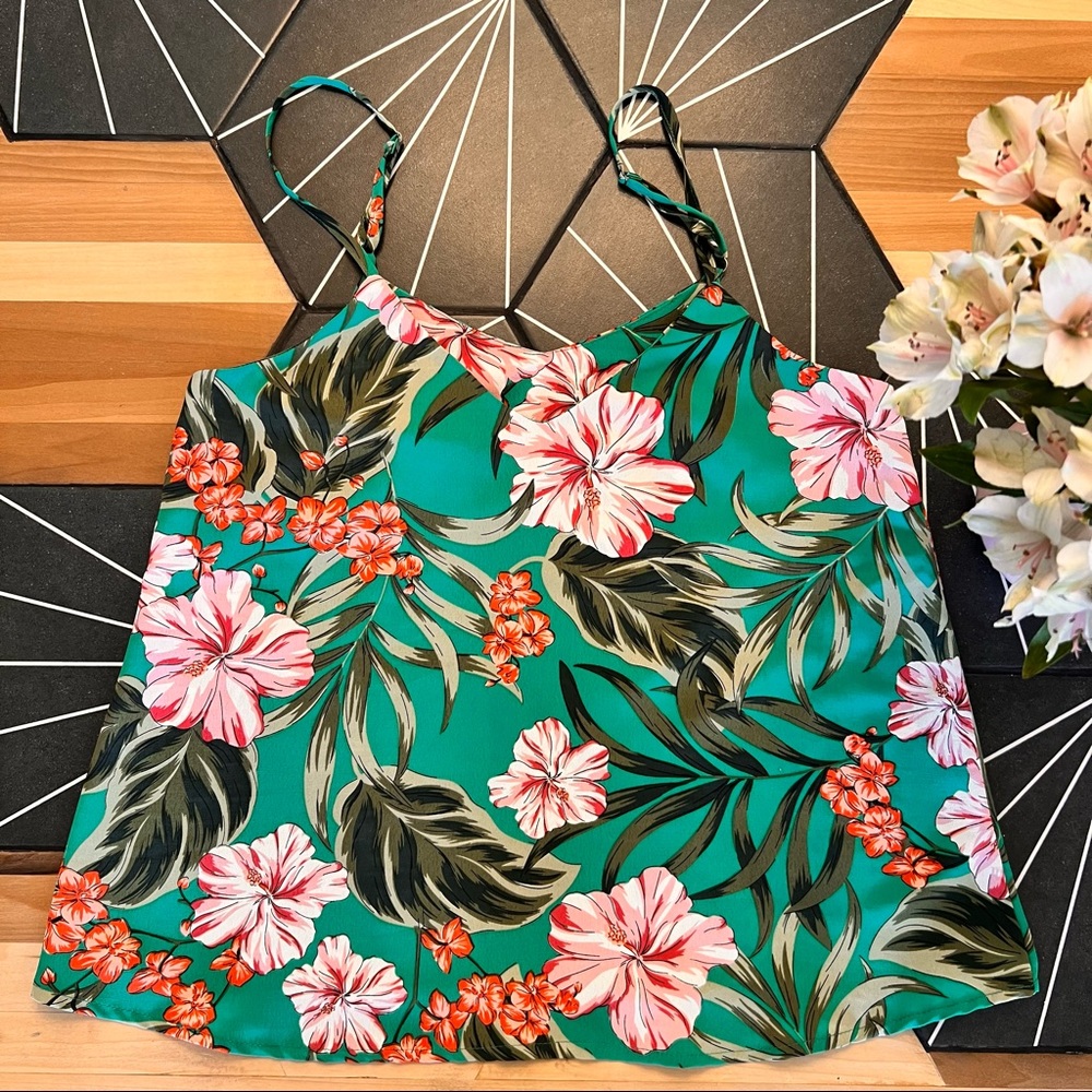 Tropical Green Camisole | Size S